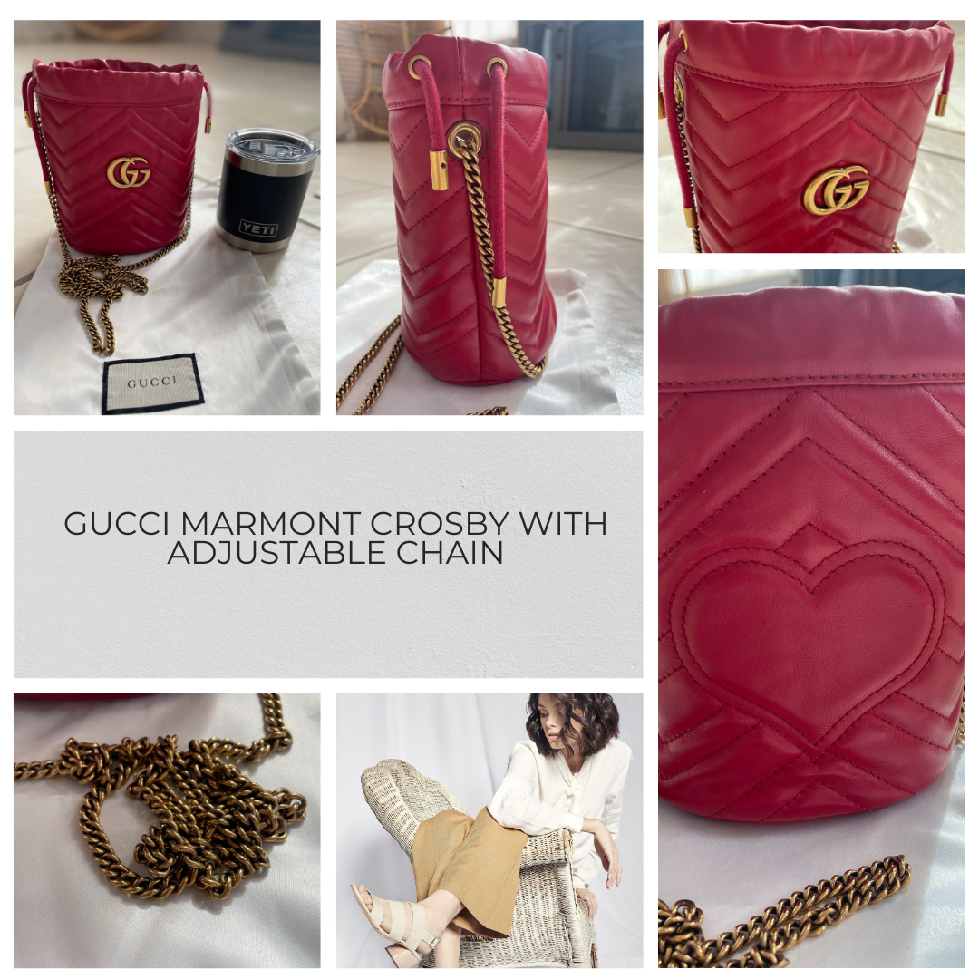 Gucci Marmont Crosby with adjustable Chain